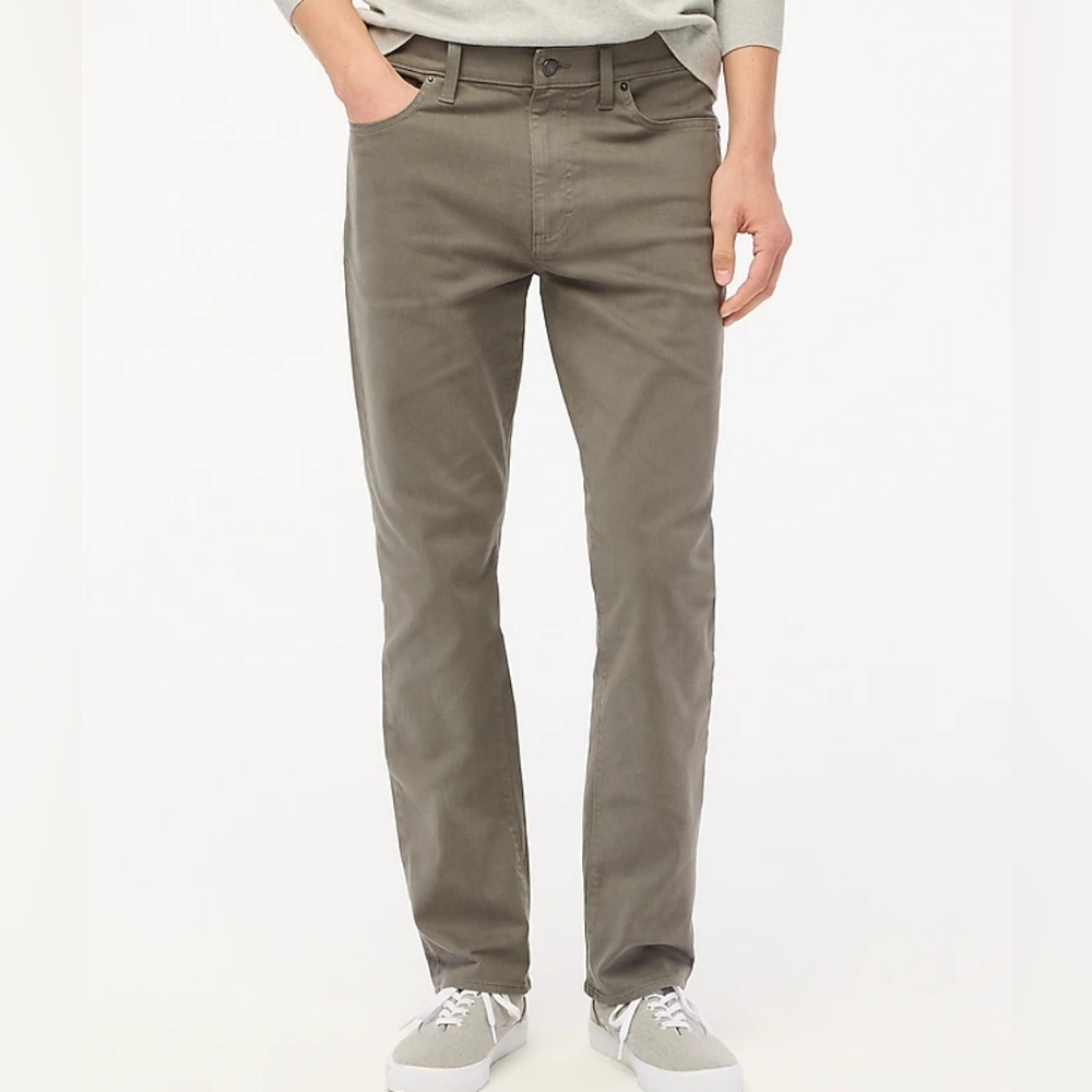 J Crew Straight-fit garment-dyed five-pocket pant
